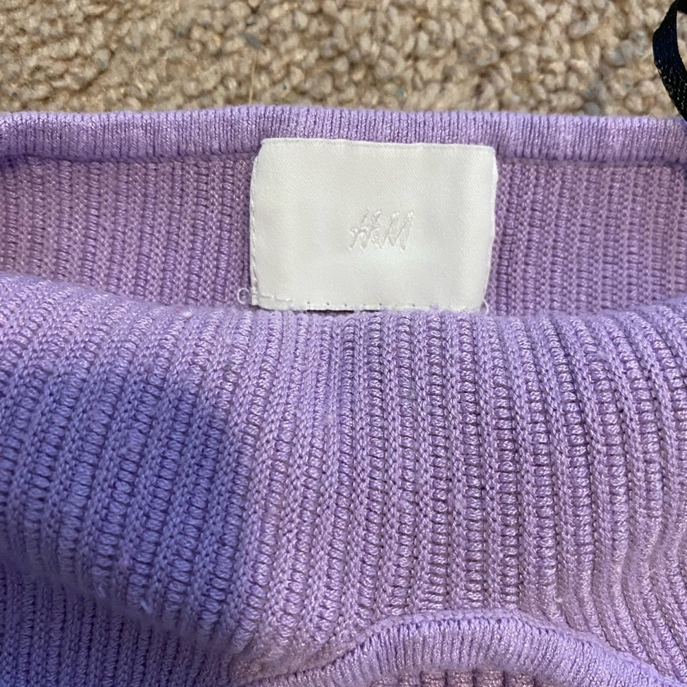 super cute ribbed tube crop top h&m size xs